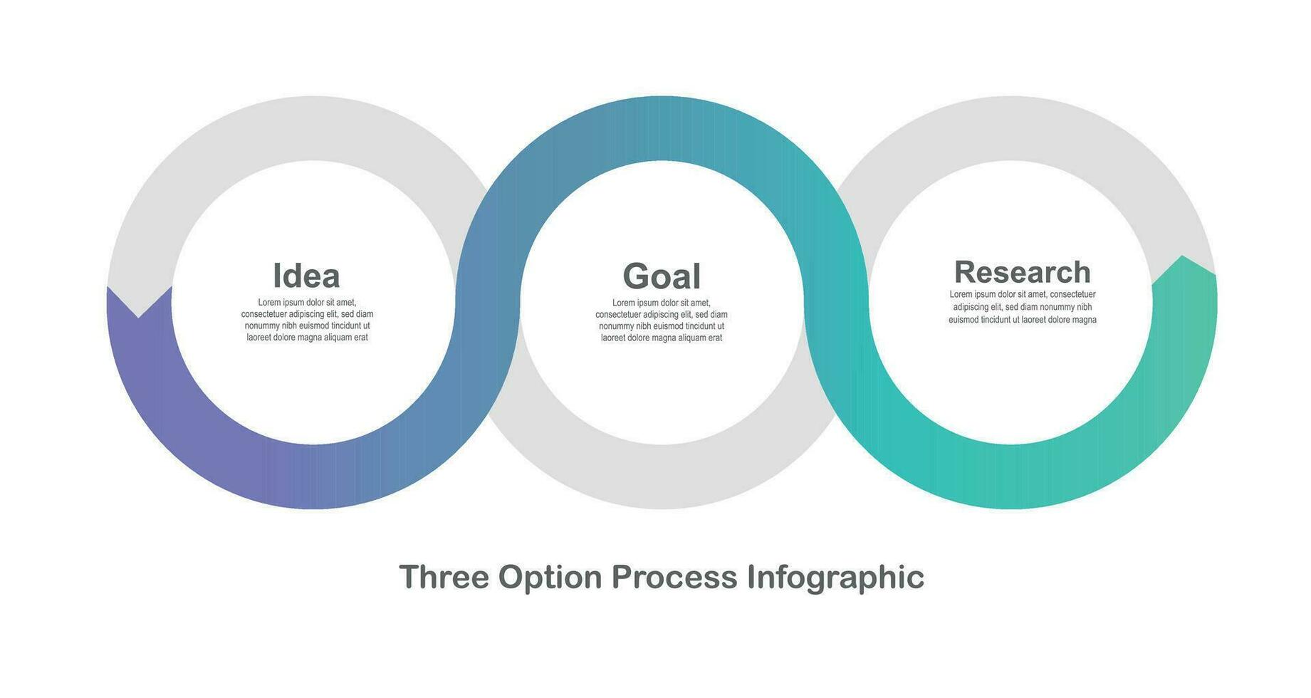Business process. Timeline infographics with 3 steps, and options. Vector illustration design.