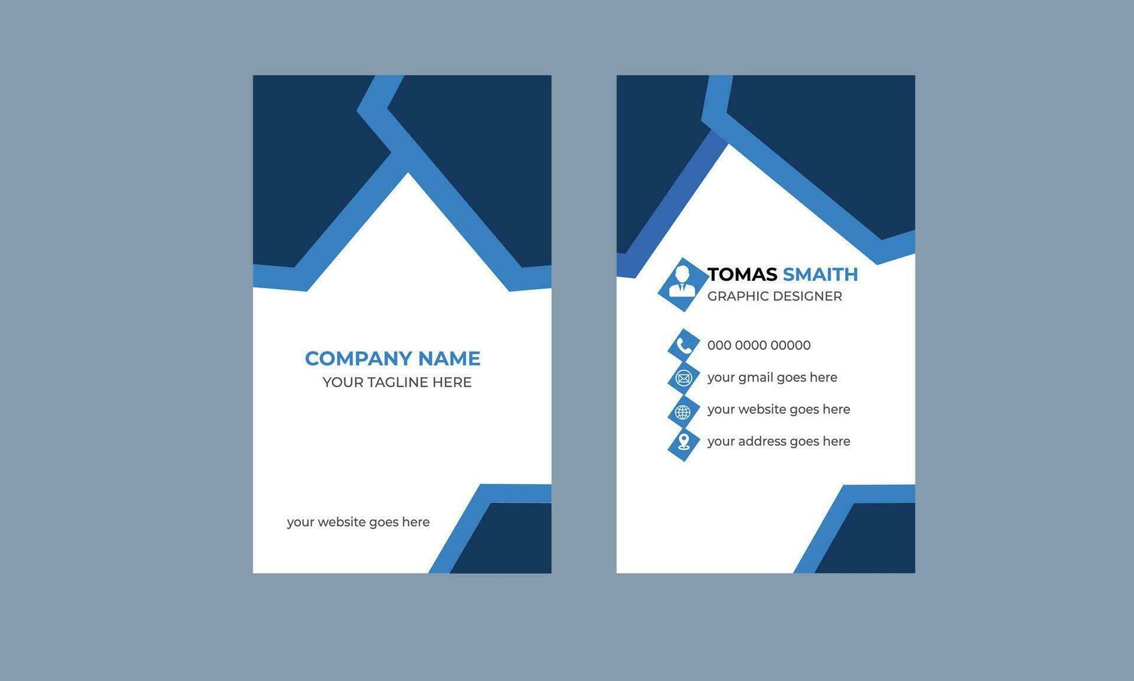 Stylish Business Card Template Pro Vector