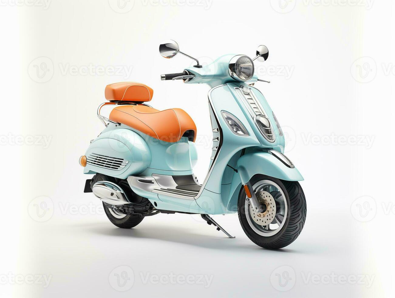 AI Generated Scooter motorcycle isolated photo