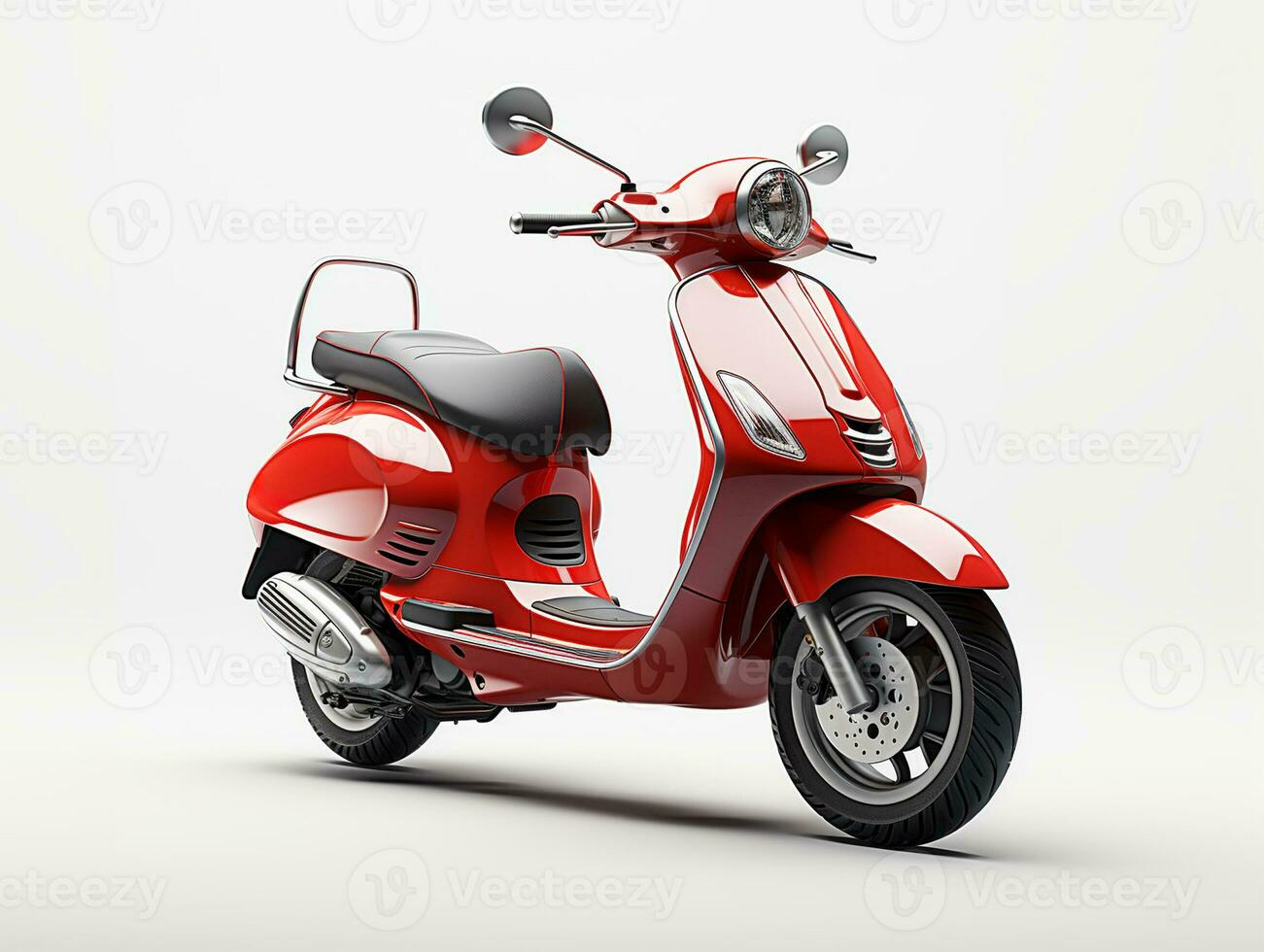 AI Generated Scooter motorcycle isolated photo