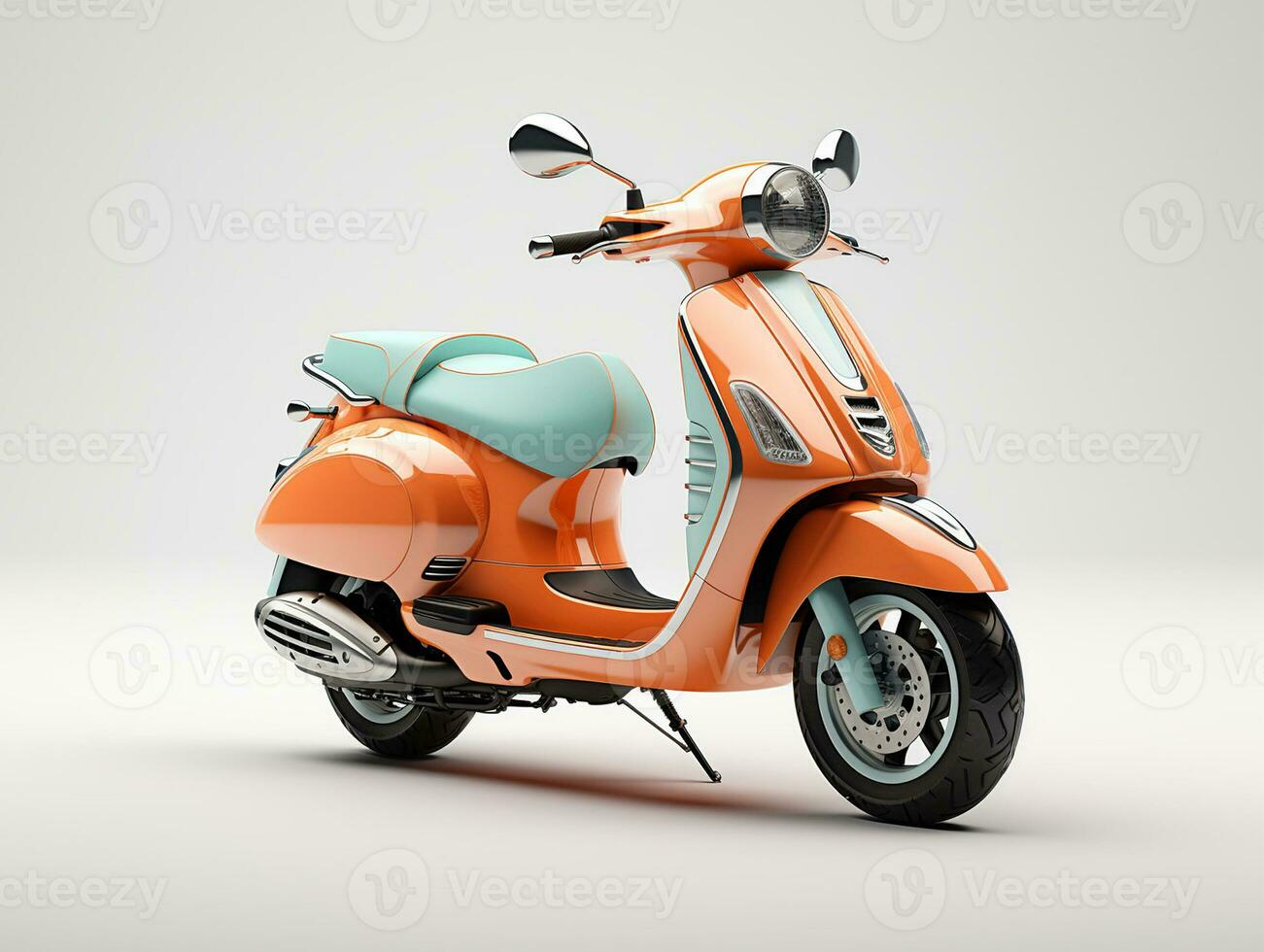 AI Generated Scooter motorcycle isolated photo