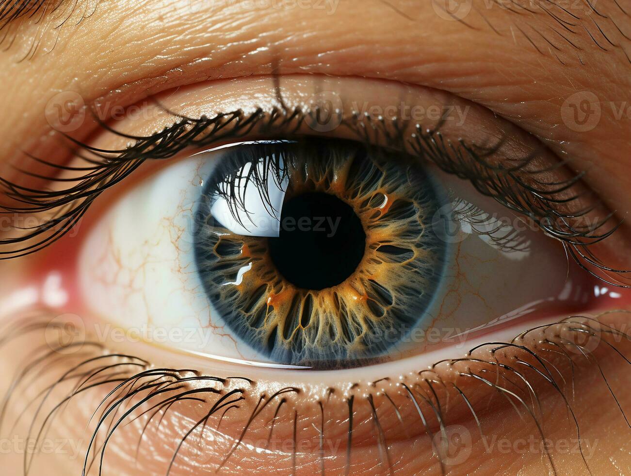 AI Generated Isolated eye photo