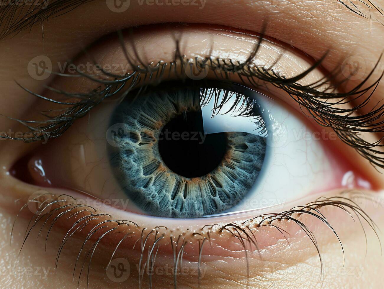AI Generated Isolated eye photo