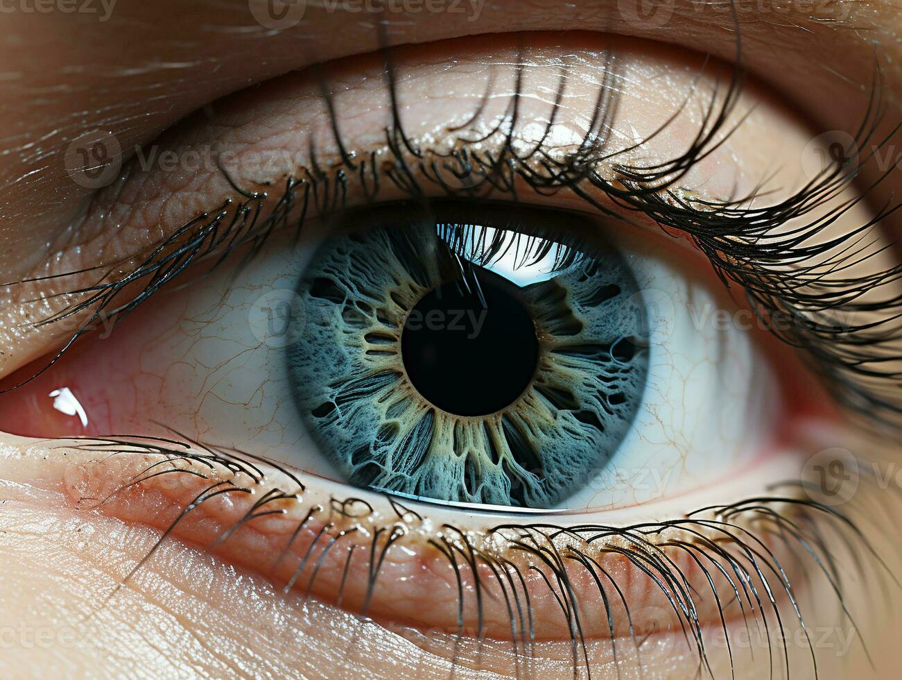 AI Generated Isolated eye photo