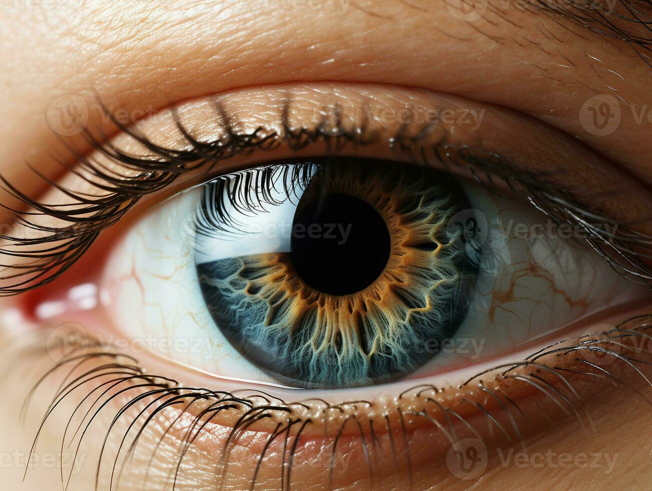 AI Generated Isolated eye photo