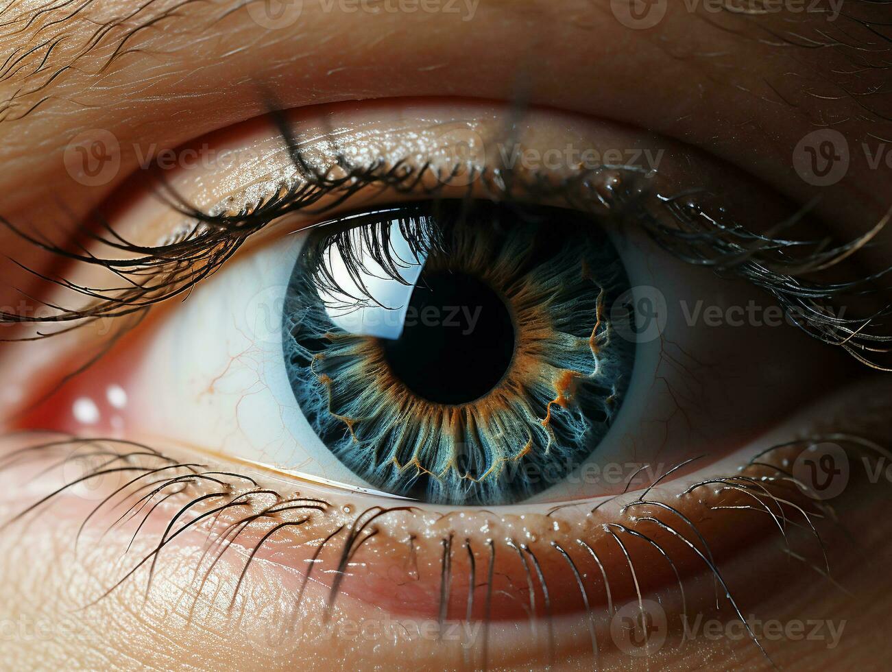 AI Generated Isolated eye photo