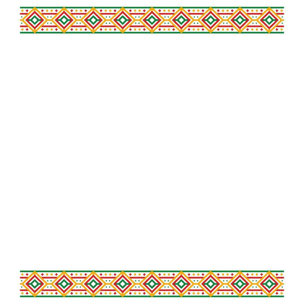 Black History Month Ethnic Pattern and Frame Element Design Collection vector