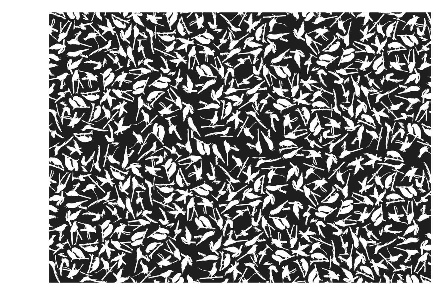 Bird Silhouette Pattern Background png