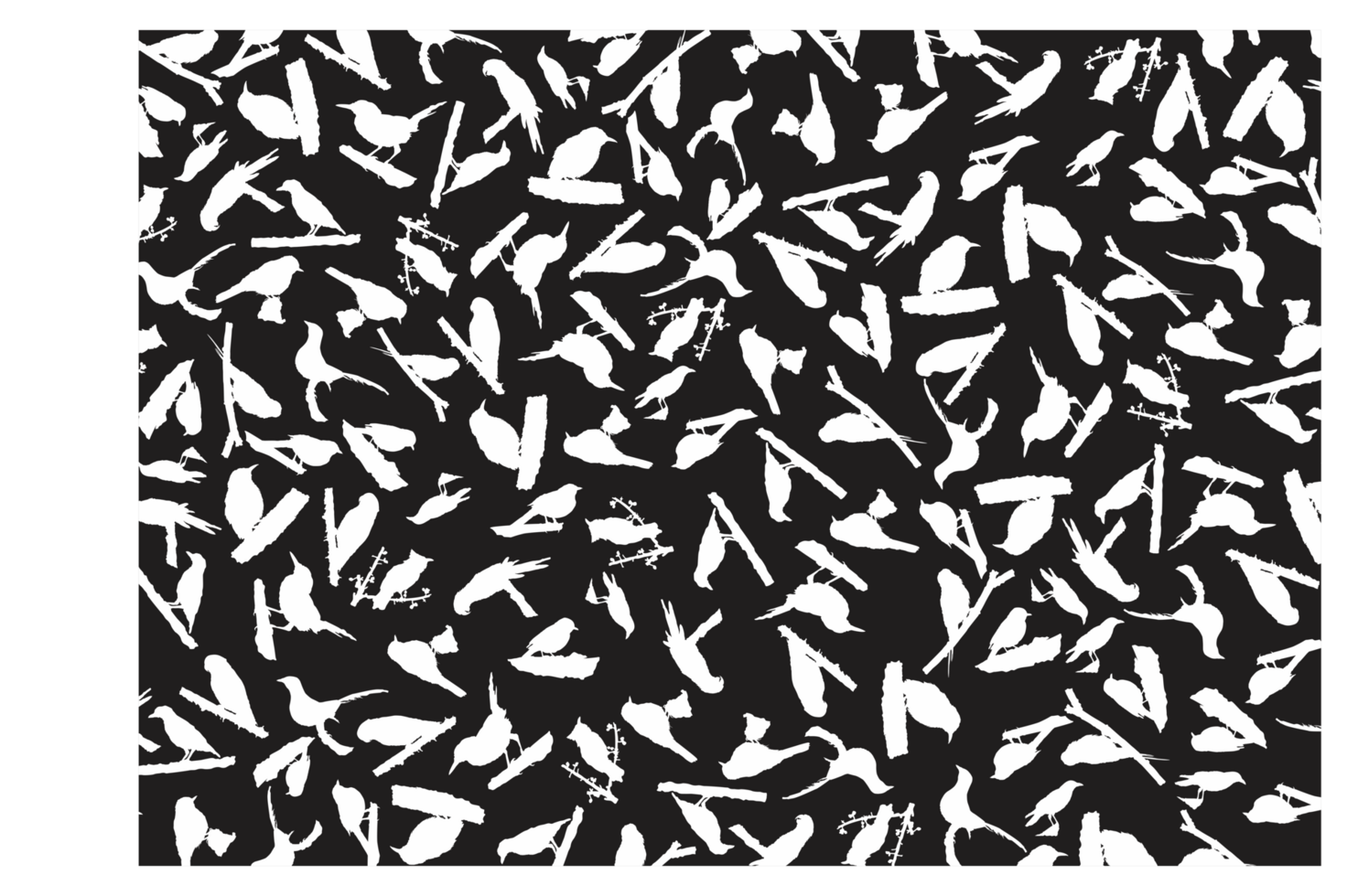 Bird Silhouette Pattern Background png