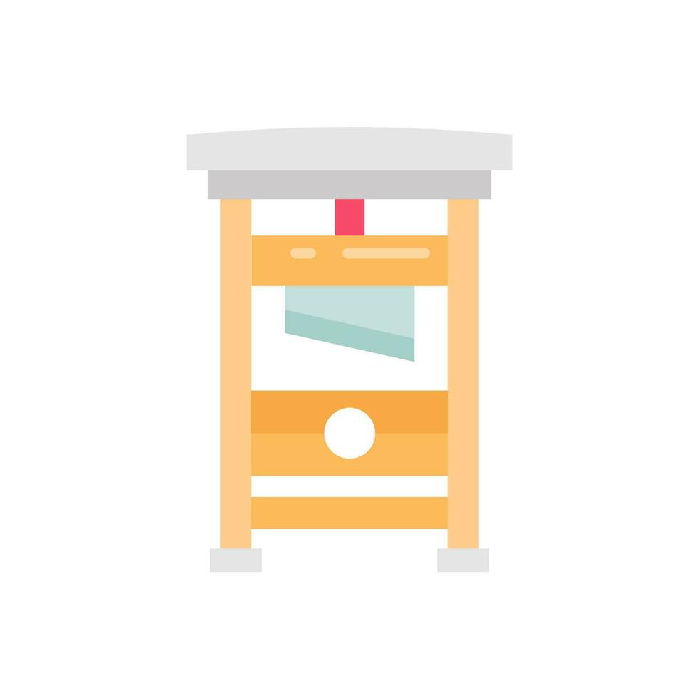 Guillotine icon in vector. Illustration vector