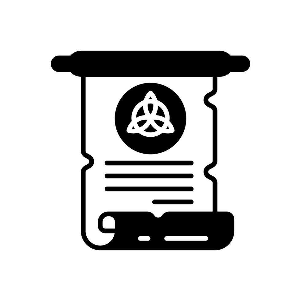 Magic Scroll icon in vector. Illustration vector