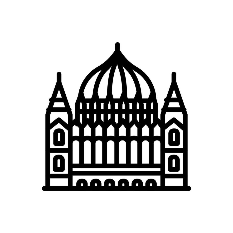 Budapest icon in vector. Illustration vector