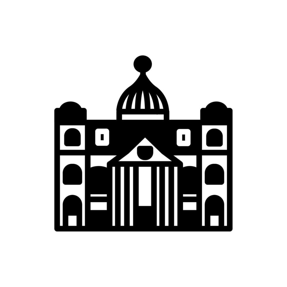 St.Peter Cathedral icon in vector. Illustration vector