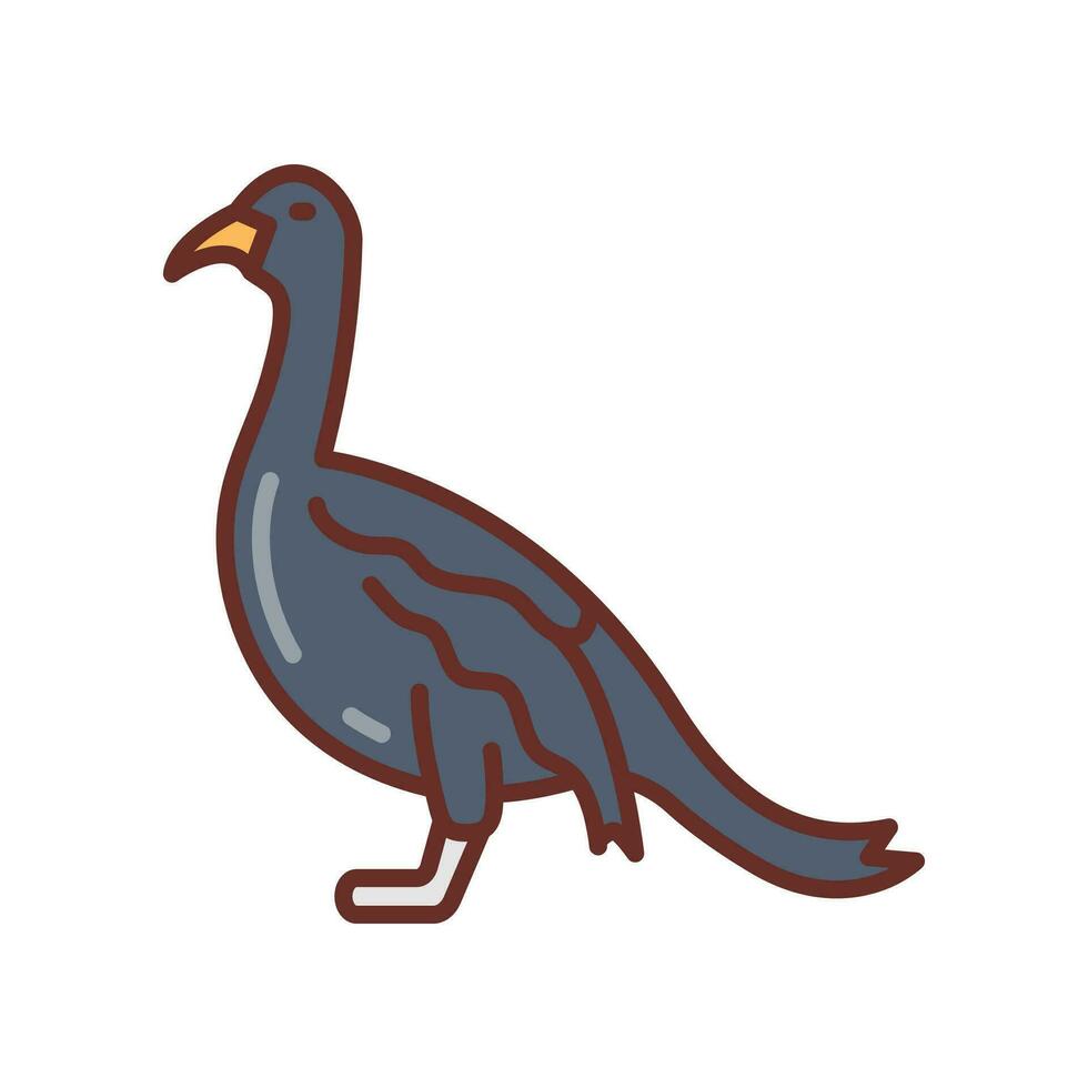 Cormorant icon in vector. Illustration vector