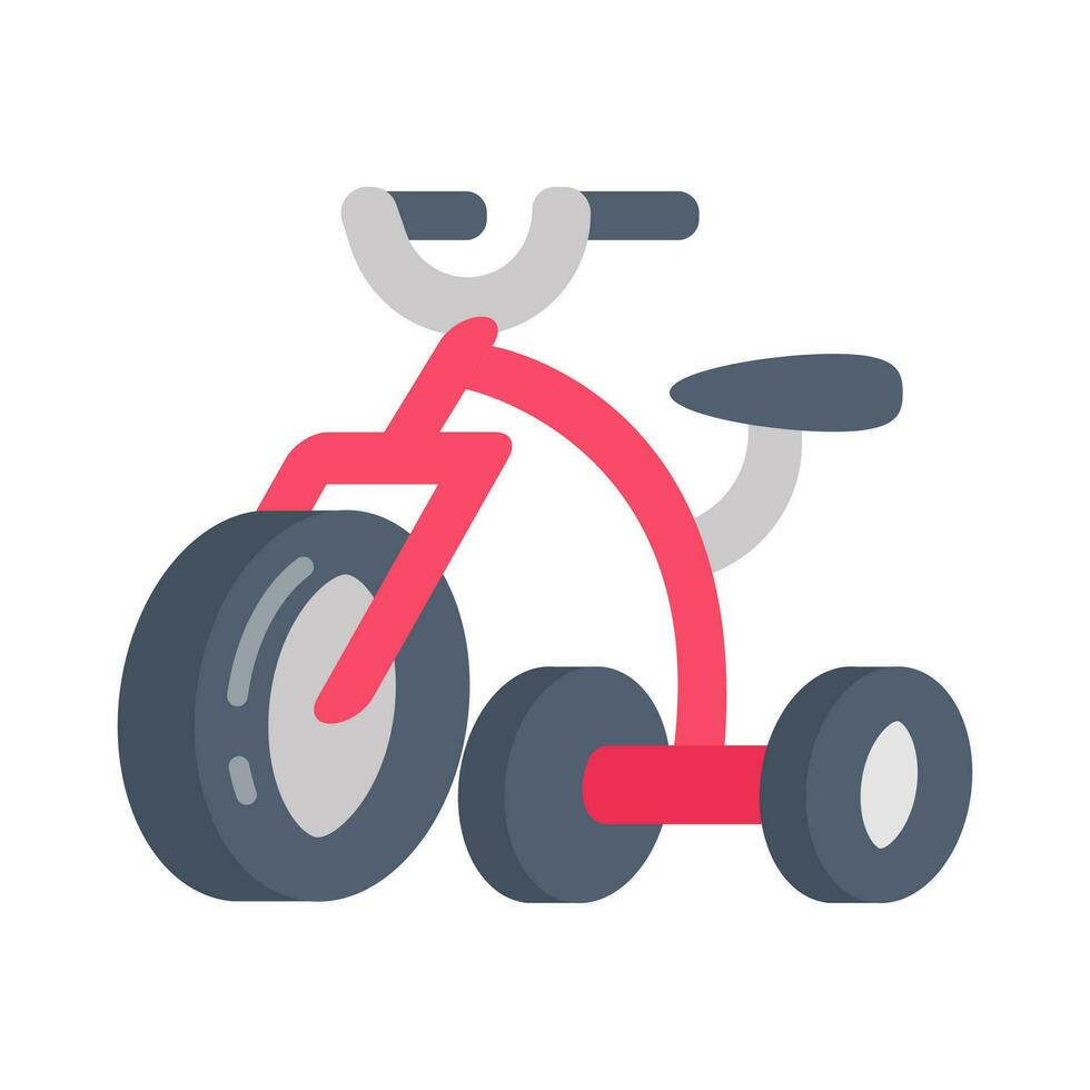 triciclo icono en vector. ilustración vector