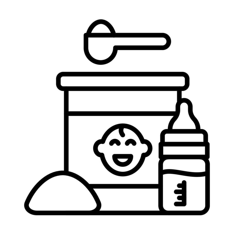 Baby Food icon in vector. Illustration vector