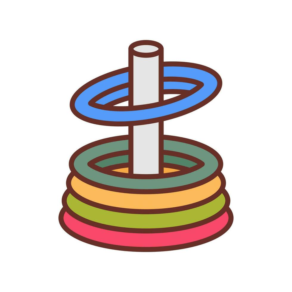 Ring game icon in vector. Illustration vector
