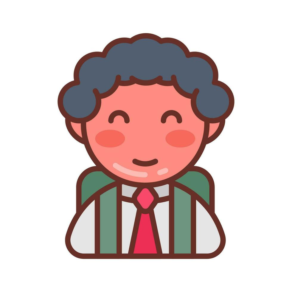 Student icon in vector. Illustration vector