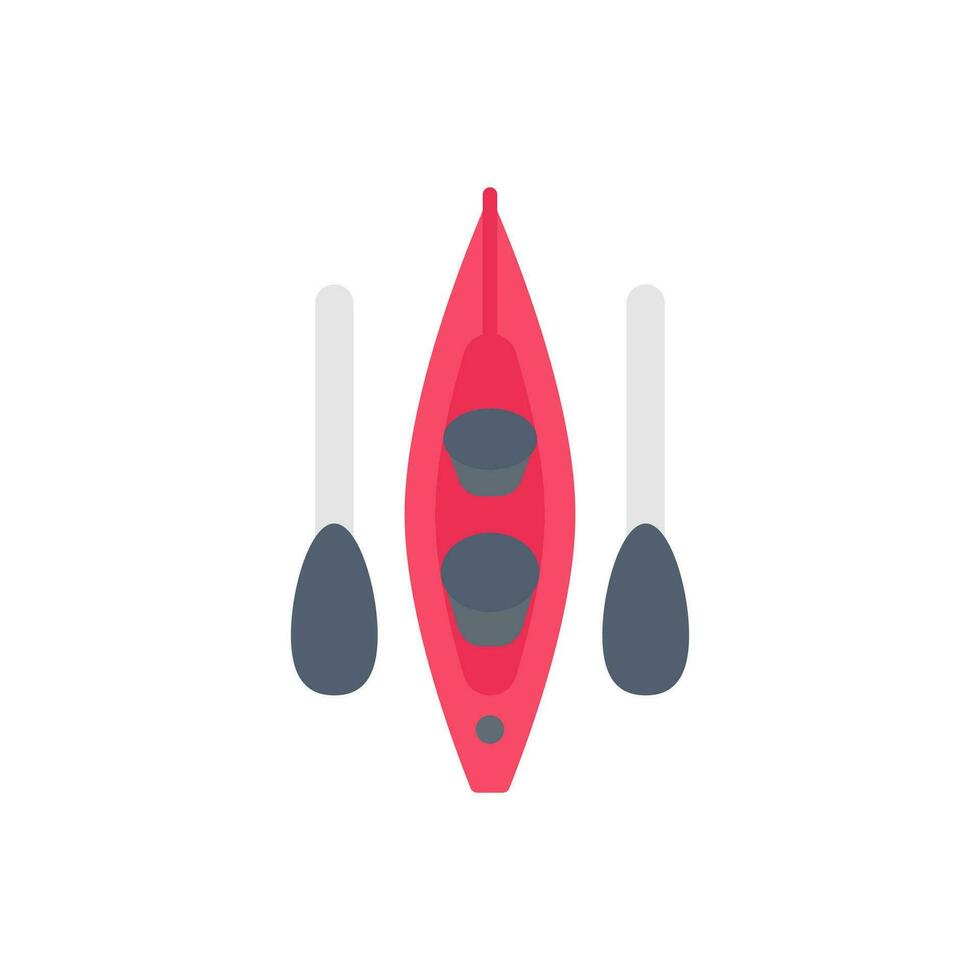 Canoe icon in vector. Illustration 34051530 Vector Art at Vecteezy