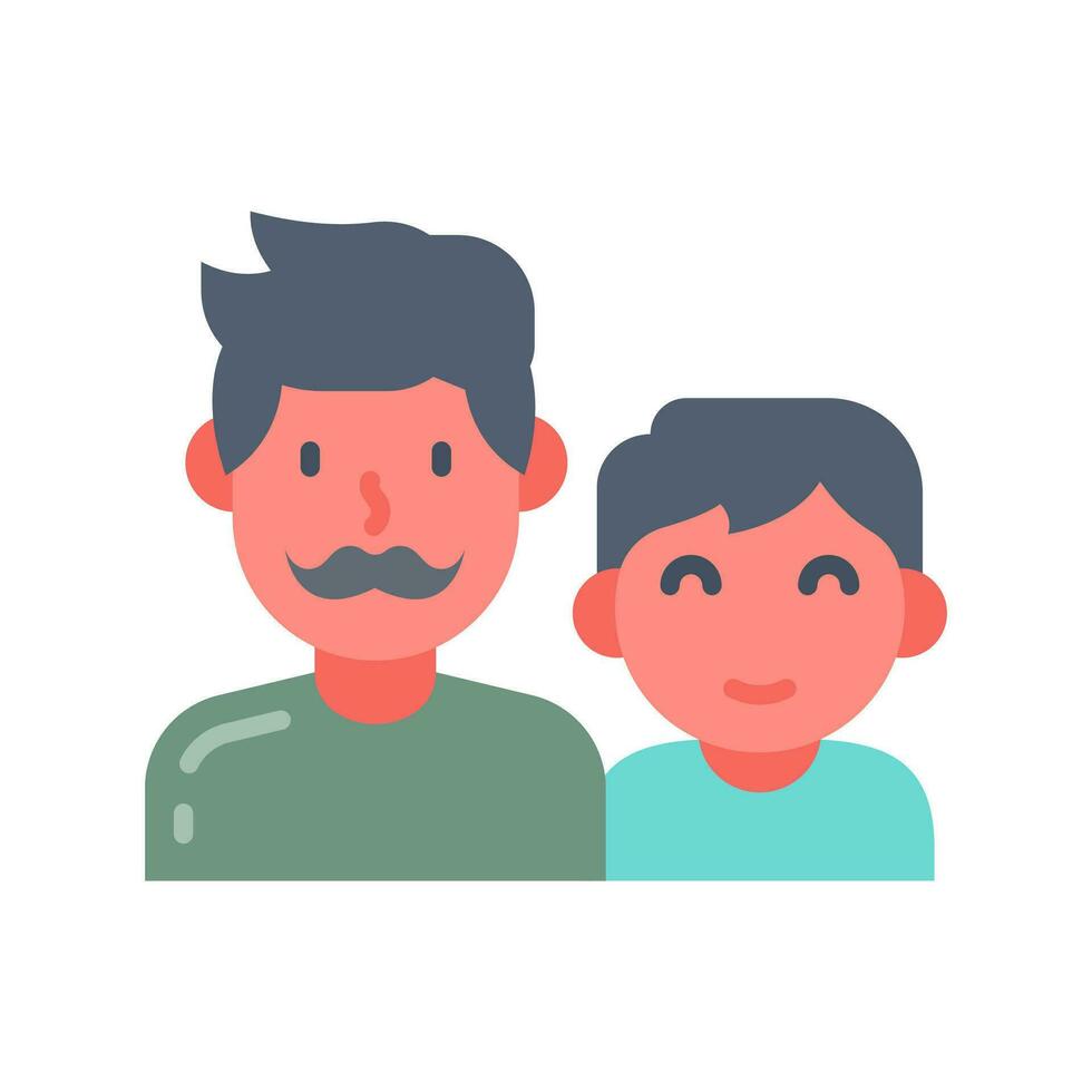 Father icon in vector. Illustration vector