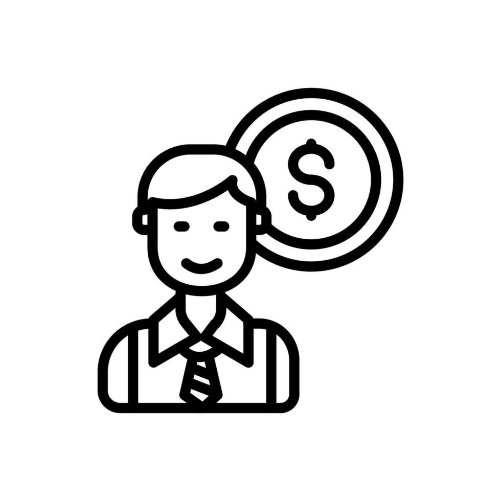 Earnings icon in vector. Illustration vector