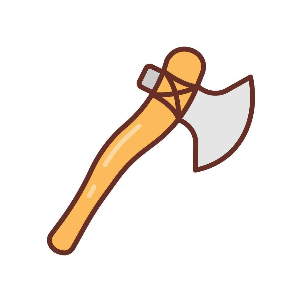 Ancient Axe icon in vector. Illustration vector