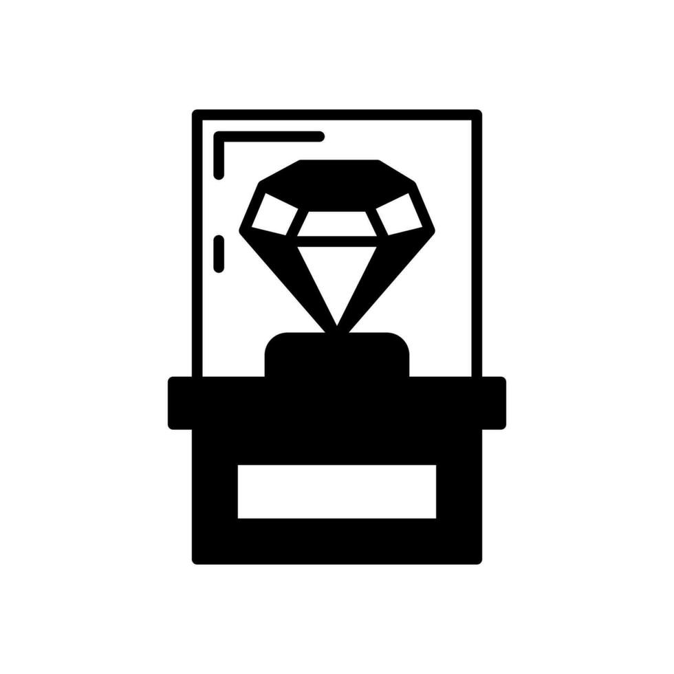 Gem icon in vector. Illustration vector