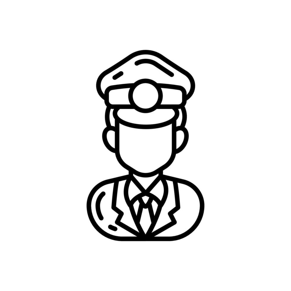 Security Guard icon in vector. Illustration vector