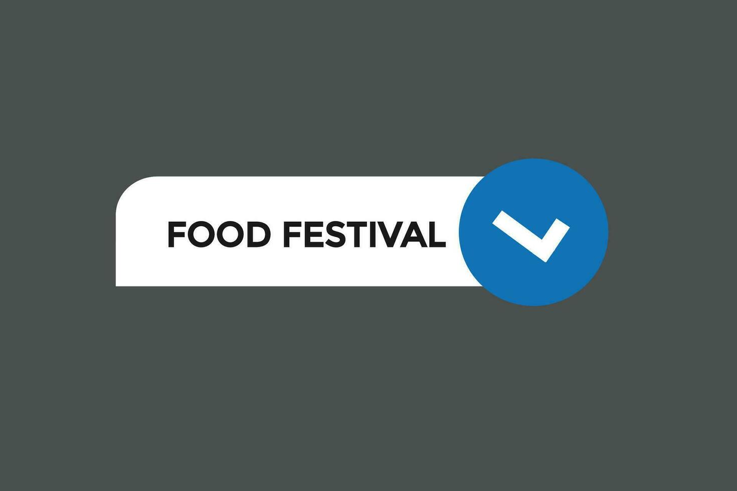 new food festival website, click button, level, sign, speech, bubble  banner, vector