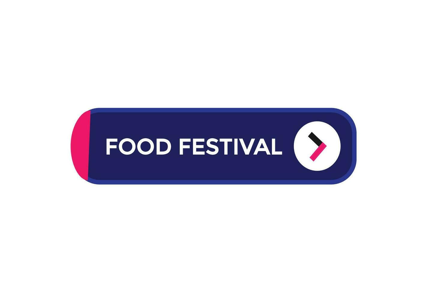 new food festival website, click button, level, sign, speech, bubble  banner, vector