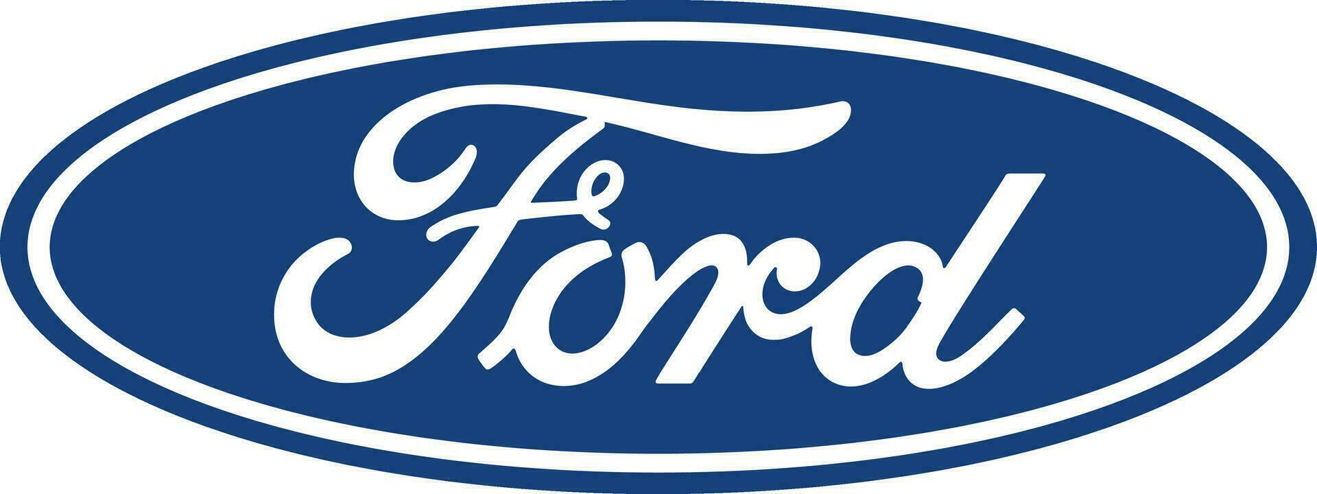 Ford car logo vector