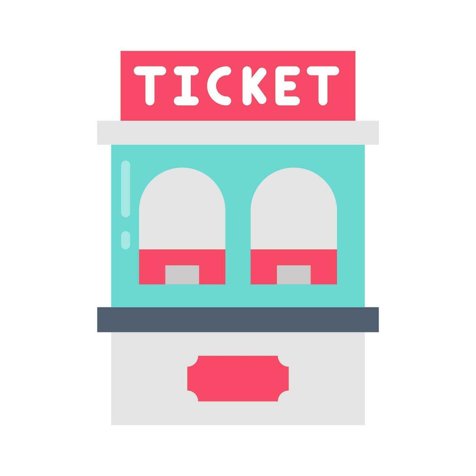 Ticket Booth icon in vector. Illustration vector