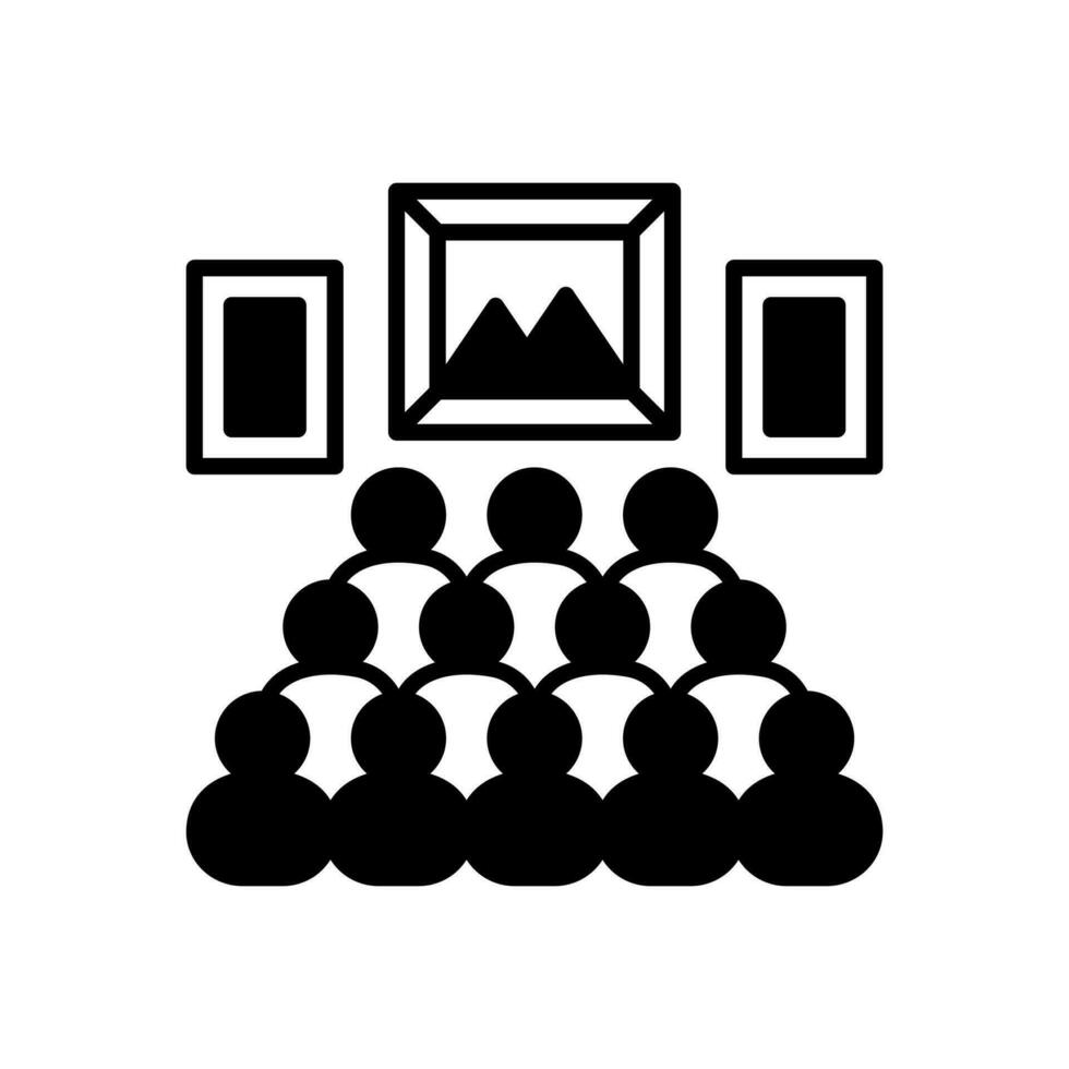 Visitors icon in vector. Illustration vector