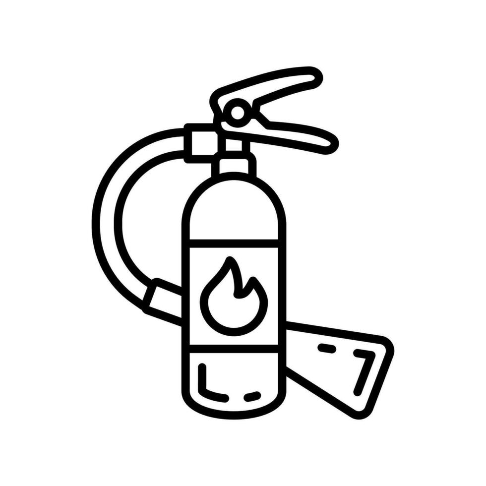 Fire Extinguisher in vector. Illustration vector