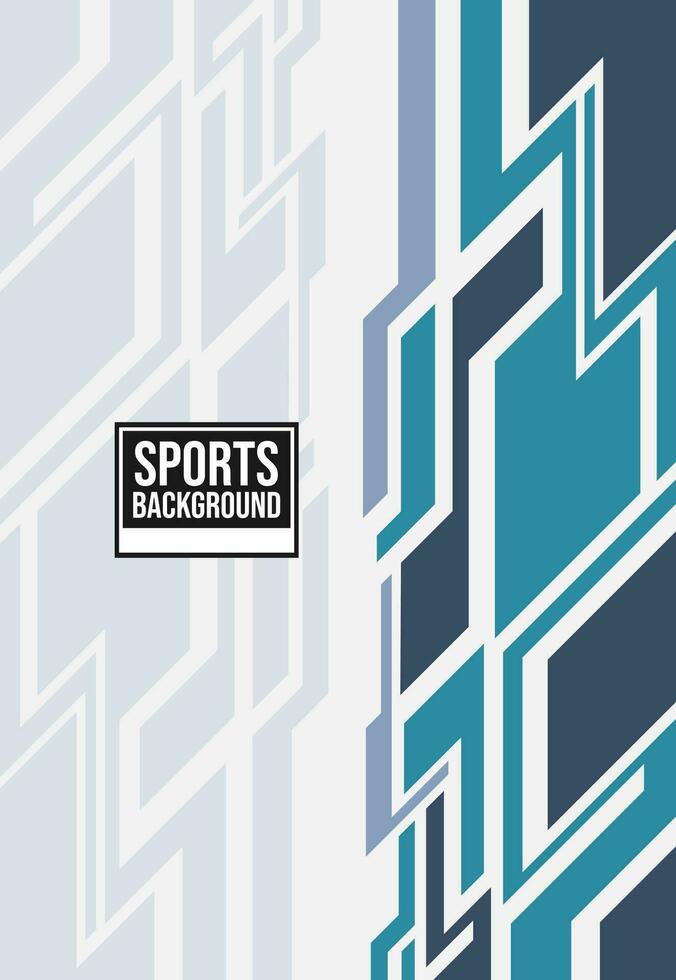 Geometric sports background for jersey design vector