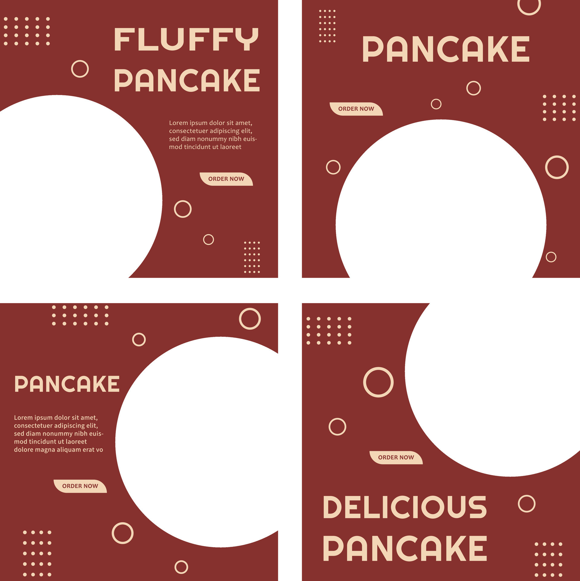 fluffy pancake template promotion set 34052521 Vector Art at Vecteezy fluffy pancake template promotion set 34052521 Vector Art at Vecteezy