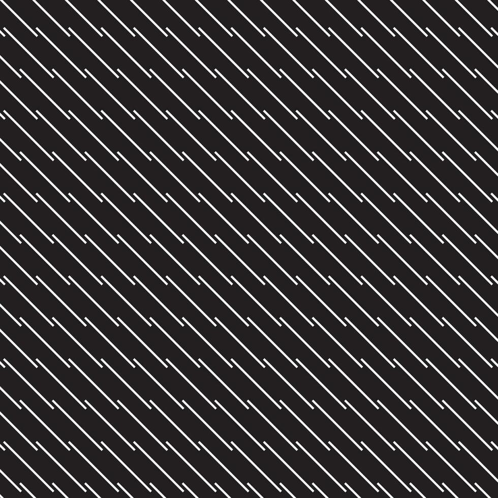 modern simple abstract seamlees white color small halfline pattern art work on black color background vector