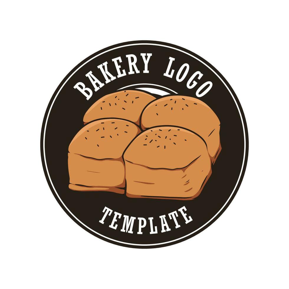 bakery logo template vector