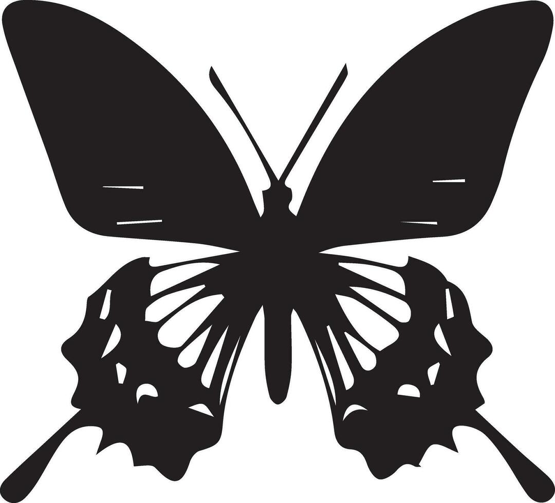 Butterfly vector silhouette illustration 4