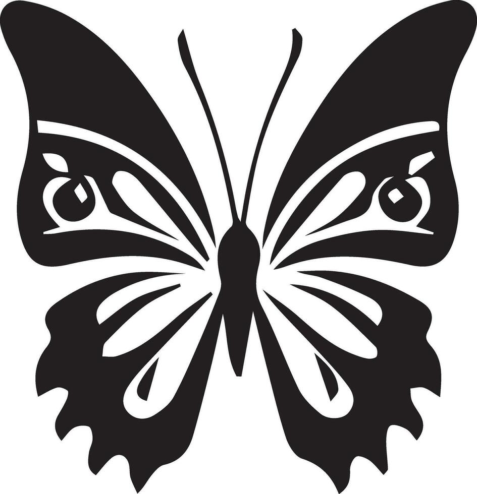 Butterfly vector silhouette illustration 9