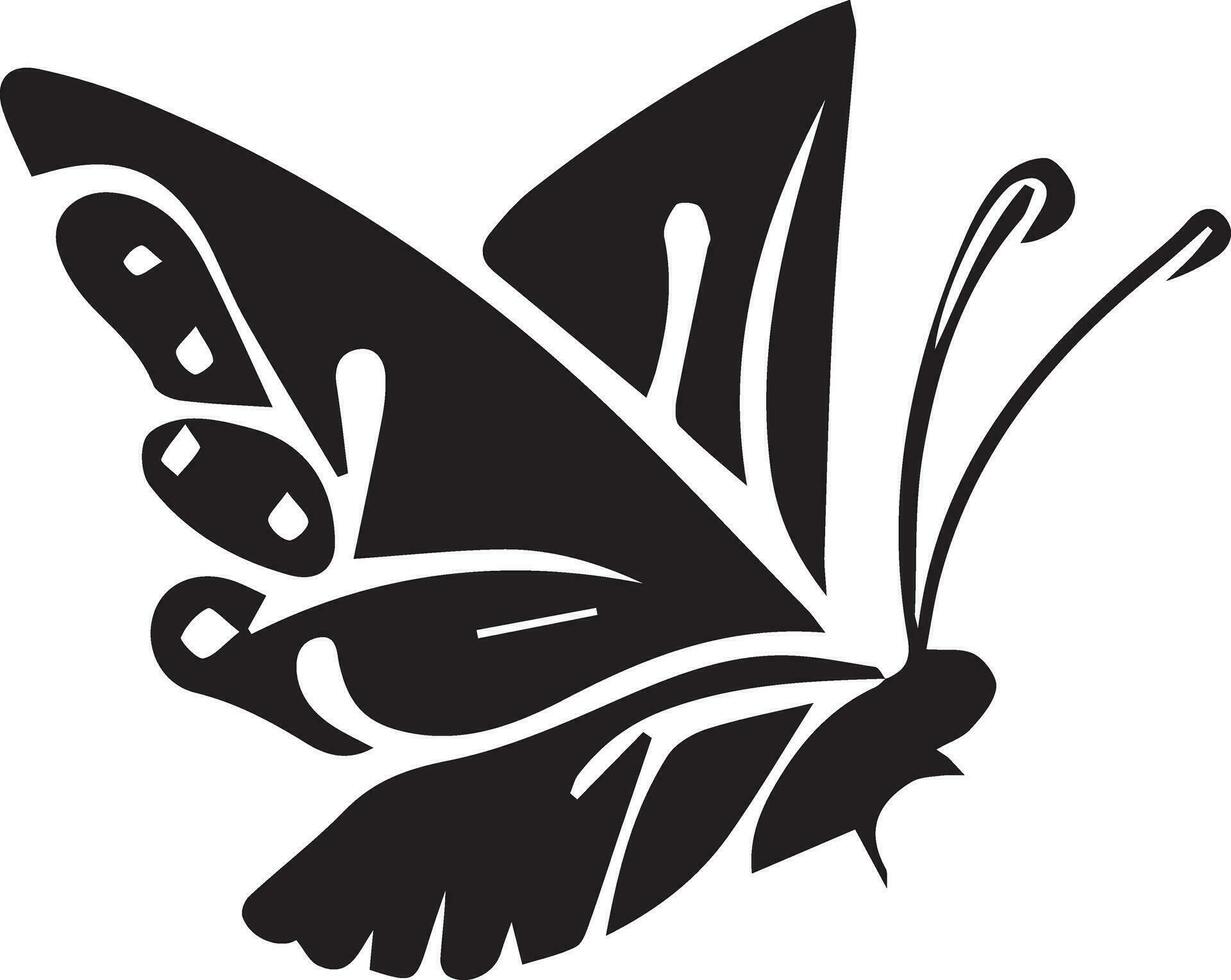 Butterfly vector silhouette illustration 13