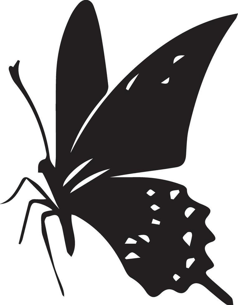 Butterfly vector silhouette illustration 2