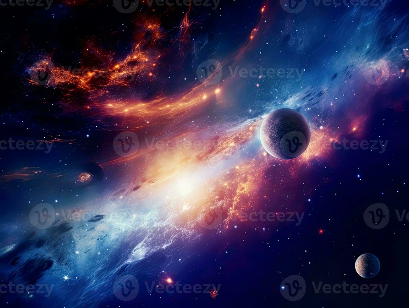 Galaxy and universe light. Galaxies sky in space Planets and stars beauty of space exploration photo