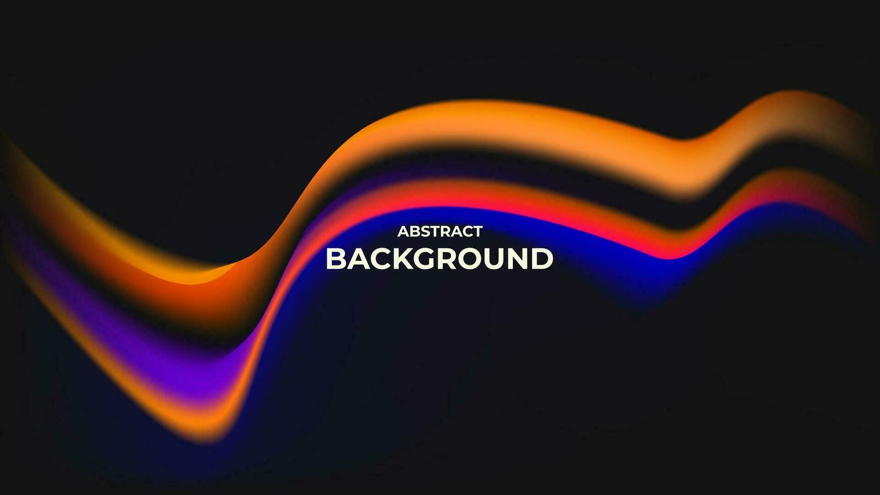 ABSTRACT DARK BACKGROUND WITH COLORFUL GRADIENT SMOOTH LIQUID COLOR DESIGN VECTOR TEMPLATE GOOD FOR MODERN WEBSITE, WALLPAPER, COVER DESIGN