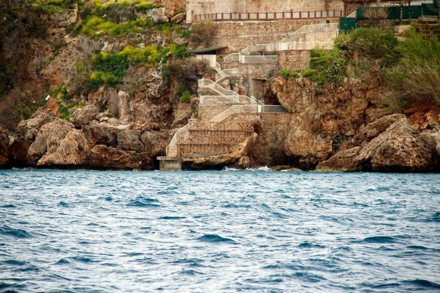 Ancient Antalya sea view photo