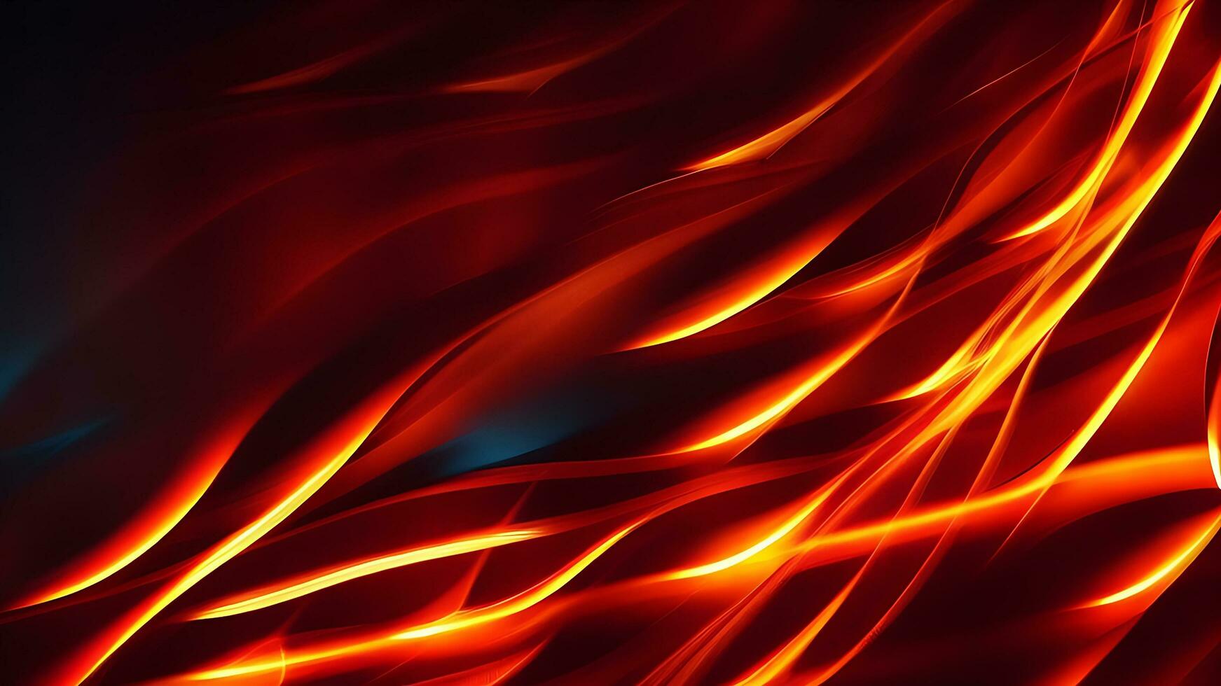 Fire wave colorful abstract background. AI Generative photo