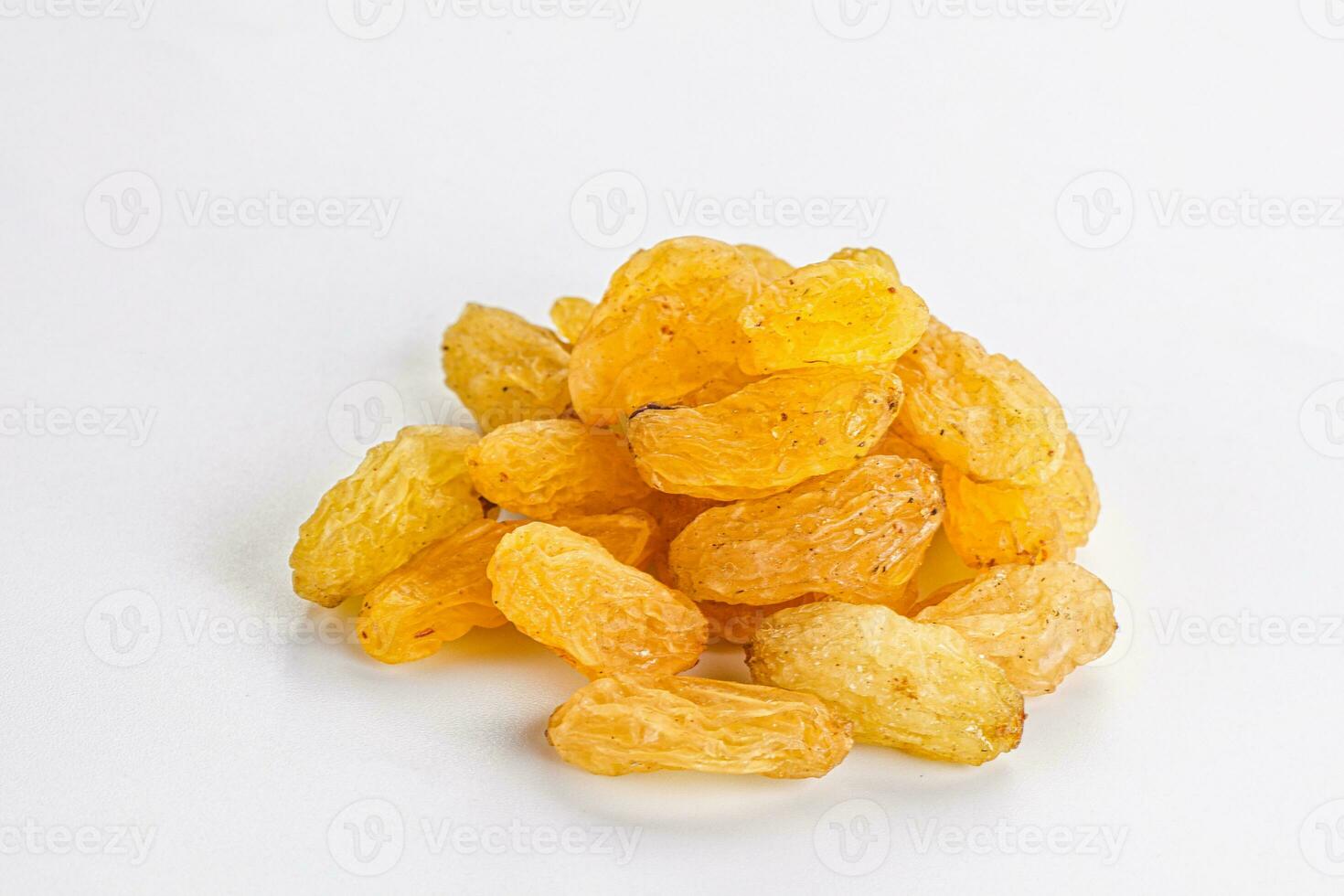 Yellow raisin - dry grape berries photo