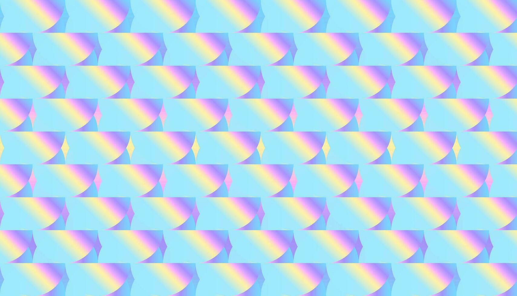 Holographic abstract pattern, geometric print background. vector