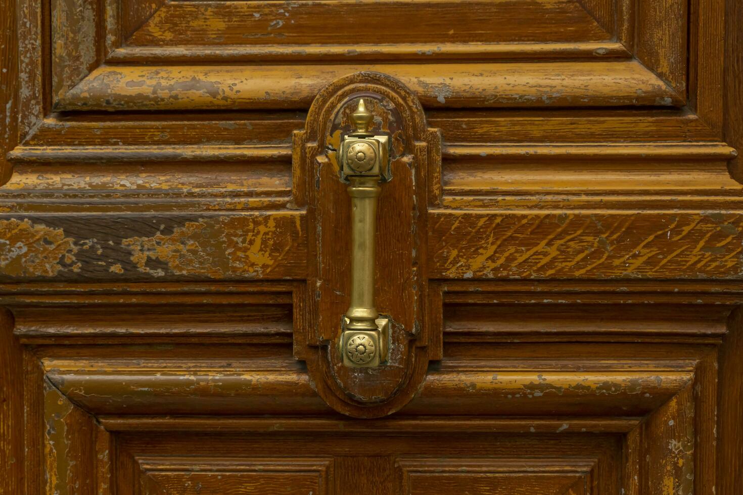 door handle on street of Paris photo