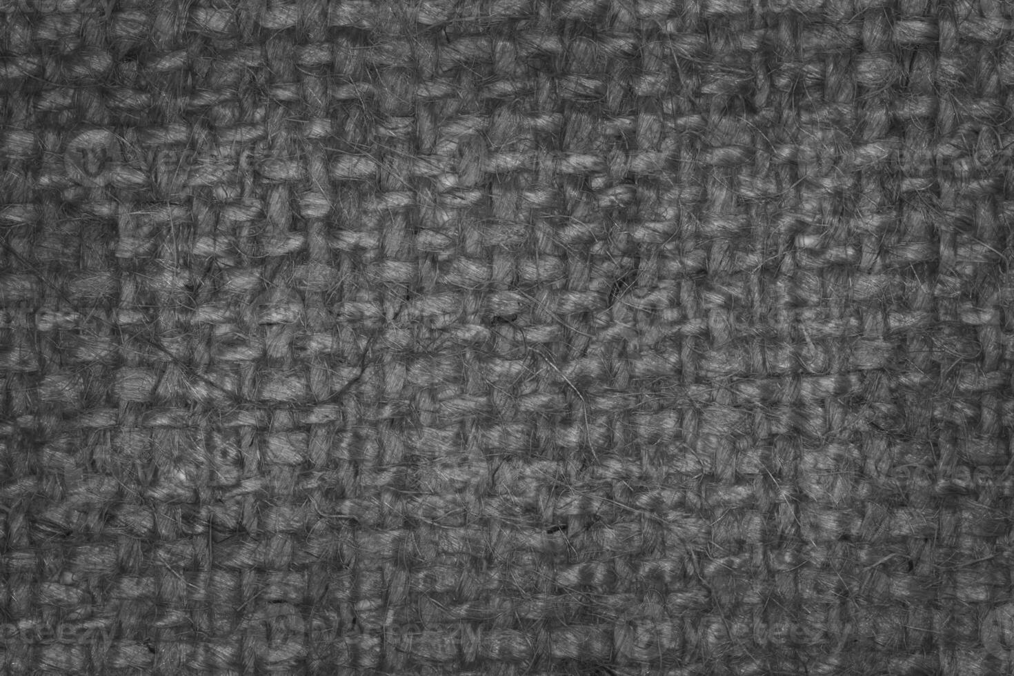 close up of dark burlap texture photo